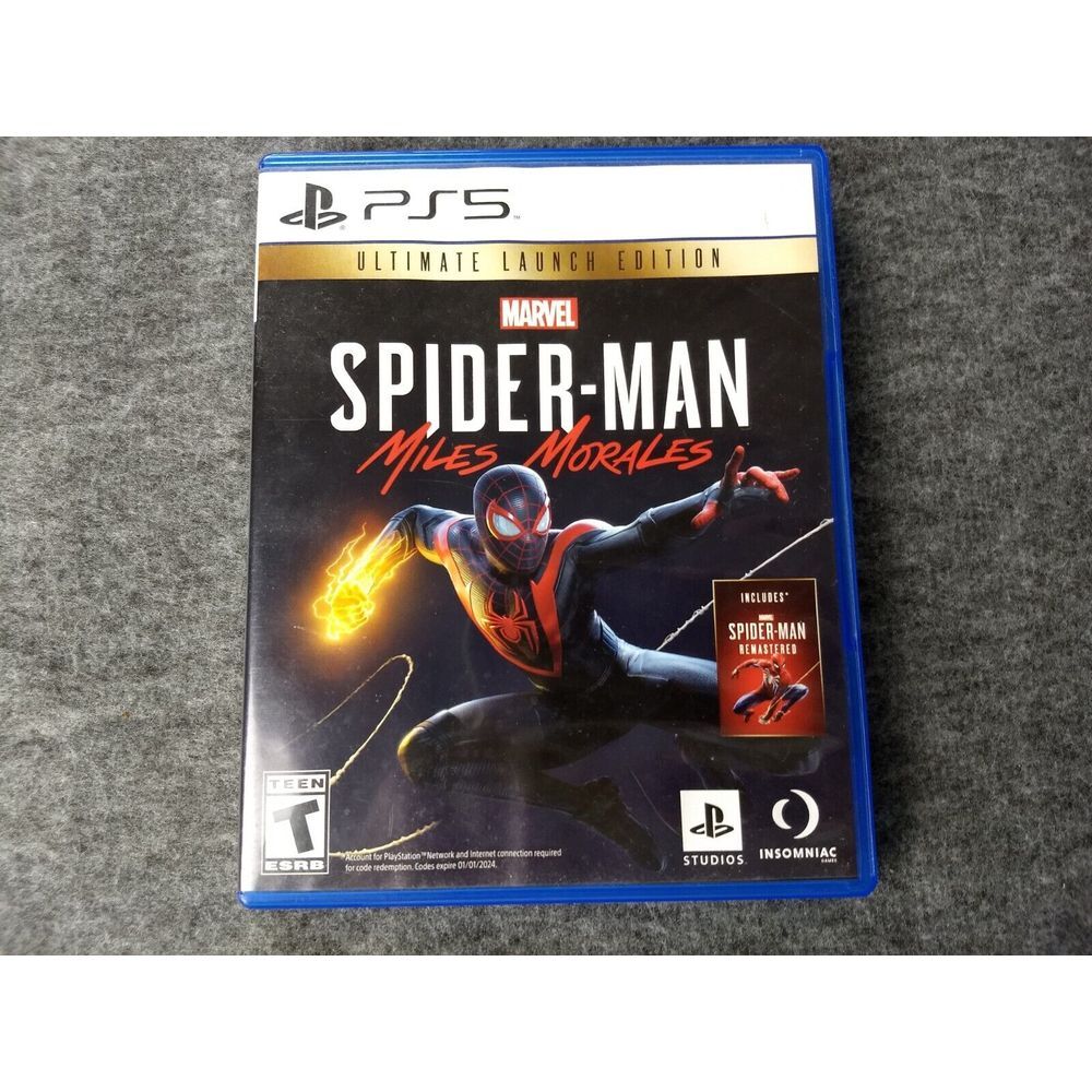 Marvel Spider-Man Miles Morales Ultimate Launch Edition Sony PlayStation 5 PS5